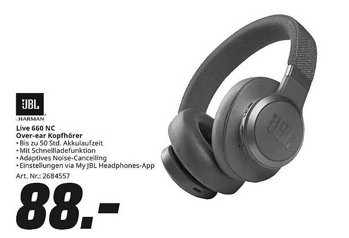 JBL Live 660 NC Over-ear Kopfhörer