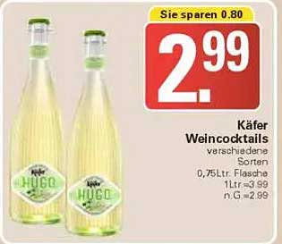 Käfer Weincocktails verschiedene Sorten 0,75 Ltr. Flasche