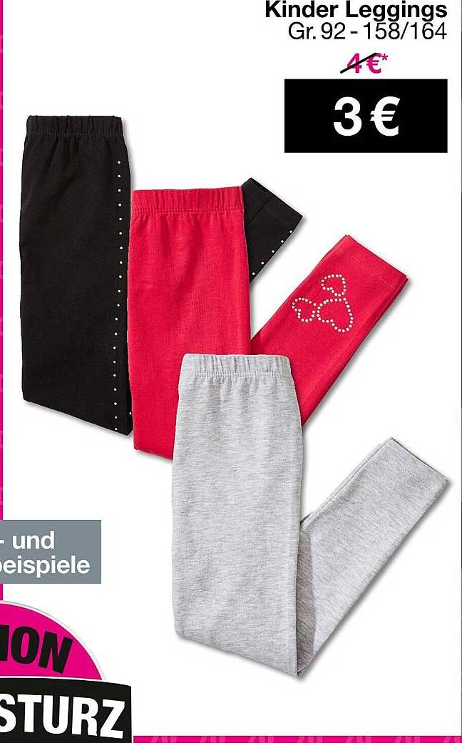 Kinder Leggings Gr. 92 - 158/164