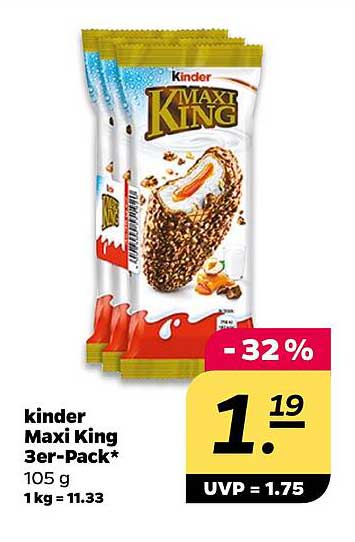 kinder Maxi King 3er-Pack
