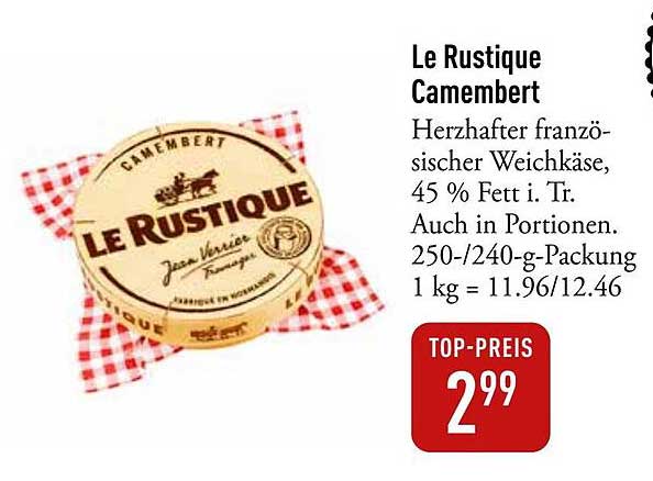 Le Rustique Camembert