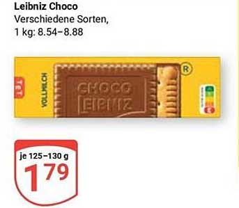 Leibniz Choco – Verschiedene Sorten