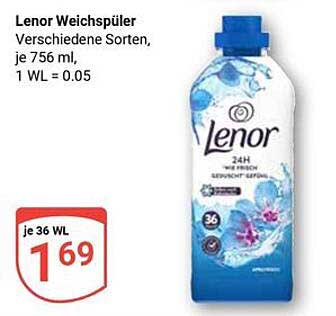 Lenor Weichspüler, verschiedene Sorten, je 756 ml