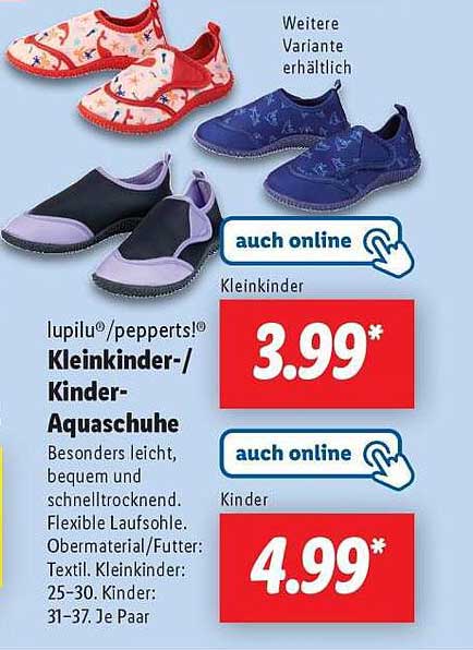 lupilu®/pepperts! Kleinkinder-/ Kinder-Aquaschuhe