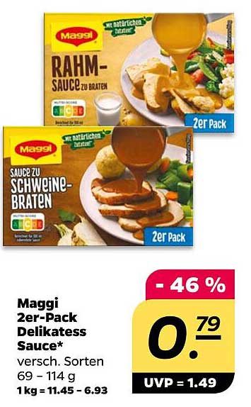 Maggi 2er-Pack Delikatess Sauce - verschiedene Sorten