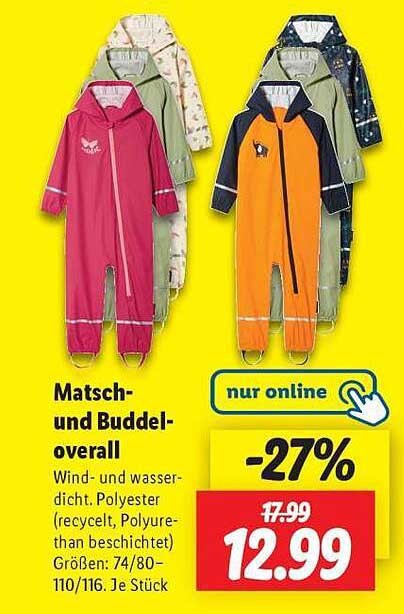 Matsch- und Buddeloverall
