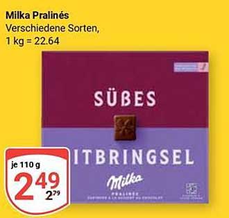 Milka Pralinés Verschiedene Sorten 110 g