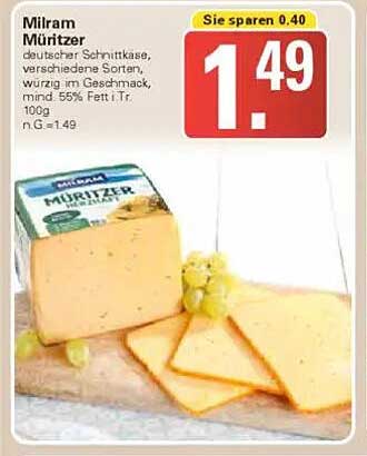 Milram Müritz Schnittkäse – Vielfältiger Genuss für jeden Anlass