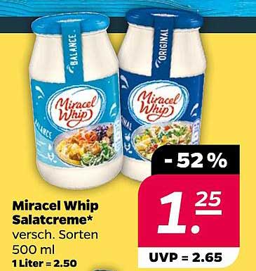 Miracel Whip Salatcreme - Verschiedene Sorten 500 ml