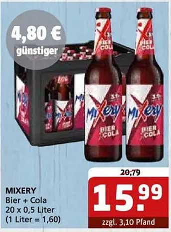 MIXERY Bier + Cola 20 x 0,5 Liter