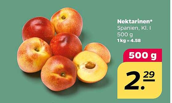 Nektarinen* Spanien, K.L. I 500 g