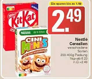 Nestlé Cini Minis - Verschiedene Sorten