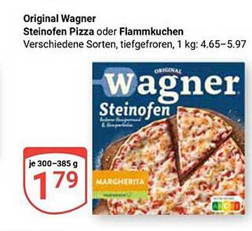Original Wagner Steinofen Pizza oder Flammkuchen - verschiedene Sorten, tiefgefroren