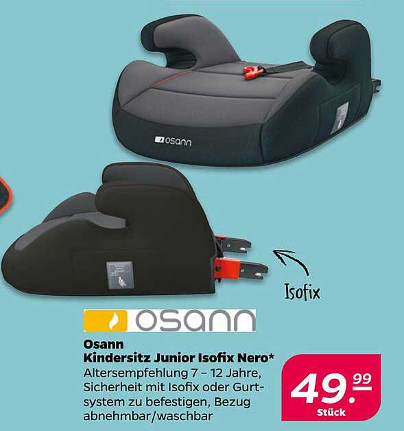 Osann Kindersitz Junior Isofix Nero