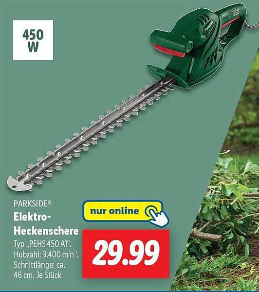 PARKSIDE Elektro-Heckenschere PEHS 450 A1