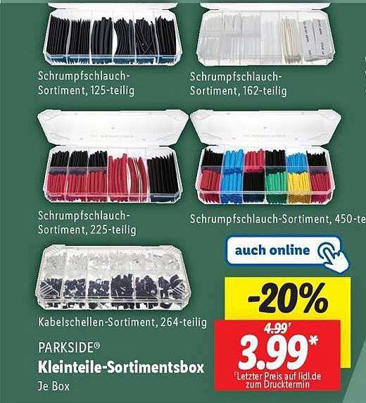 PARKSIDE® Kleinteile-Sortimentsbox - Je Box