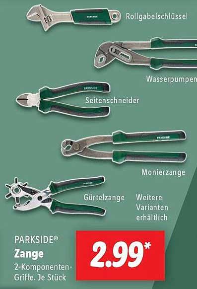 PARKSIDE® Zange 2-Komponenten-Griffe