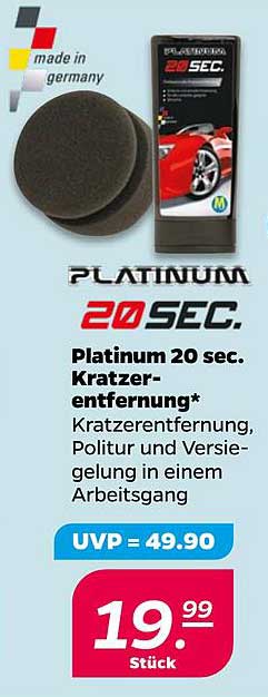 Platinum 20 sec. Kratzerentfernung
