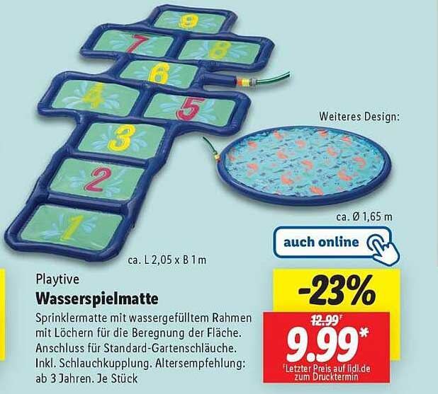 Playtive Wasserspielmatte
