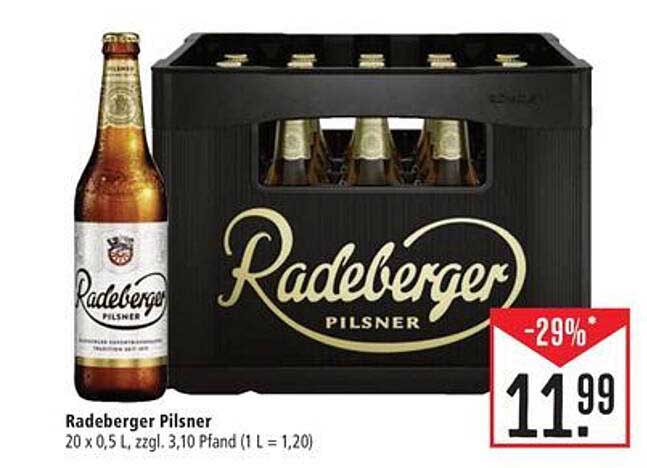 Radeberger Pilsner 20 x 0,5 L