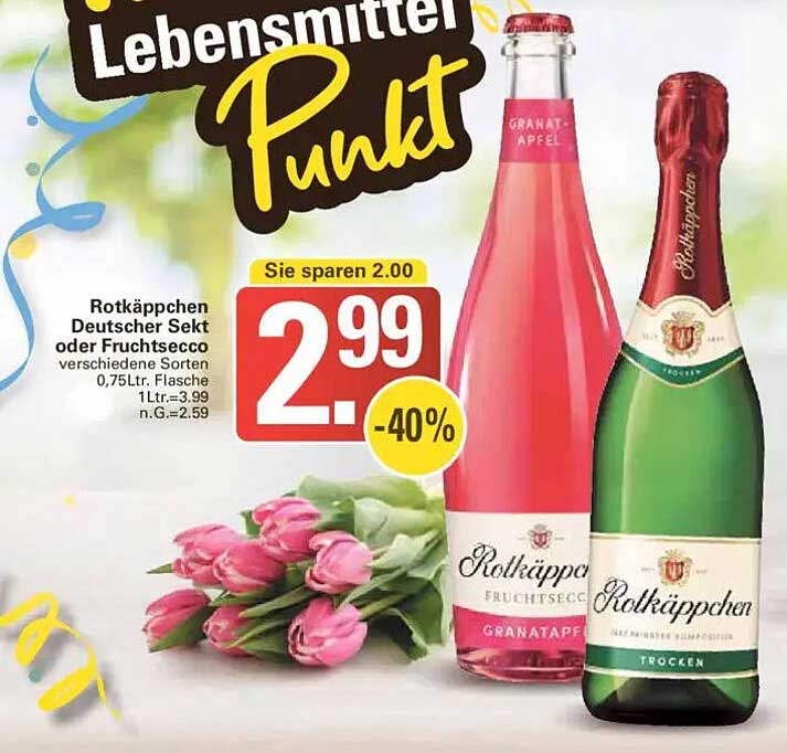 Rotkäppchen Deutscher Sekt oder Fruchtsecco verschiedene Sorten 0,75L. Flasche