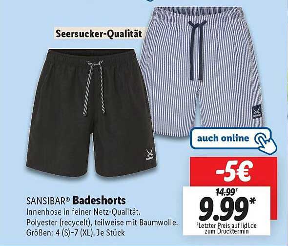 SANISBAR® Badeshorts