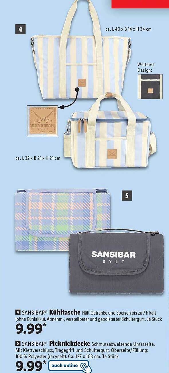 SANSIBAR® Kühltasche – Kühler Begleiter für heiße Tage