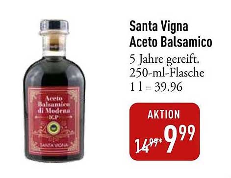Santa Vigna Aceto Balsamico 250 ml