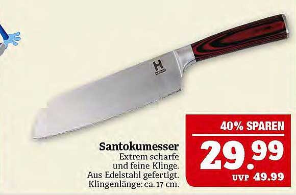 Santokumesser - Extrem scharfe und feine Klinge