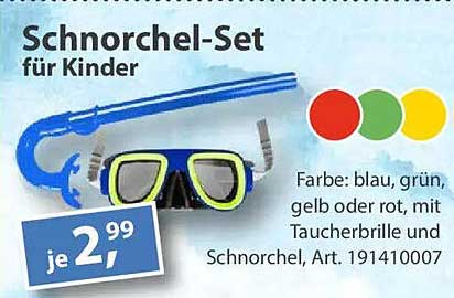 Schnorchel-Set für Kinder