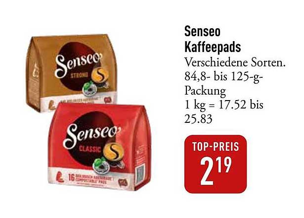 Senseo Kaffee Pads