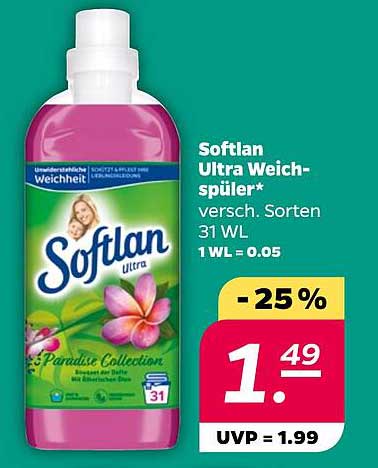 Softlan Ultra Weichspüler - Paradise Collection 31 WL