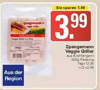 Spengemann Veggie Griller 300g