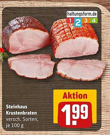 Steinhaus Krustenbraten, verschiedenste Sorten, je 100 g