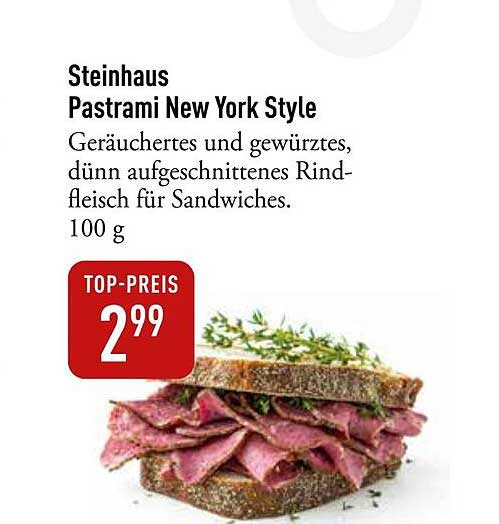 Steinhaus Pastrami New York Style