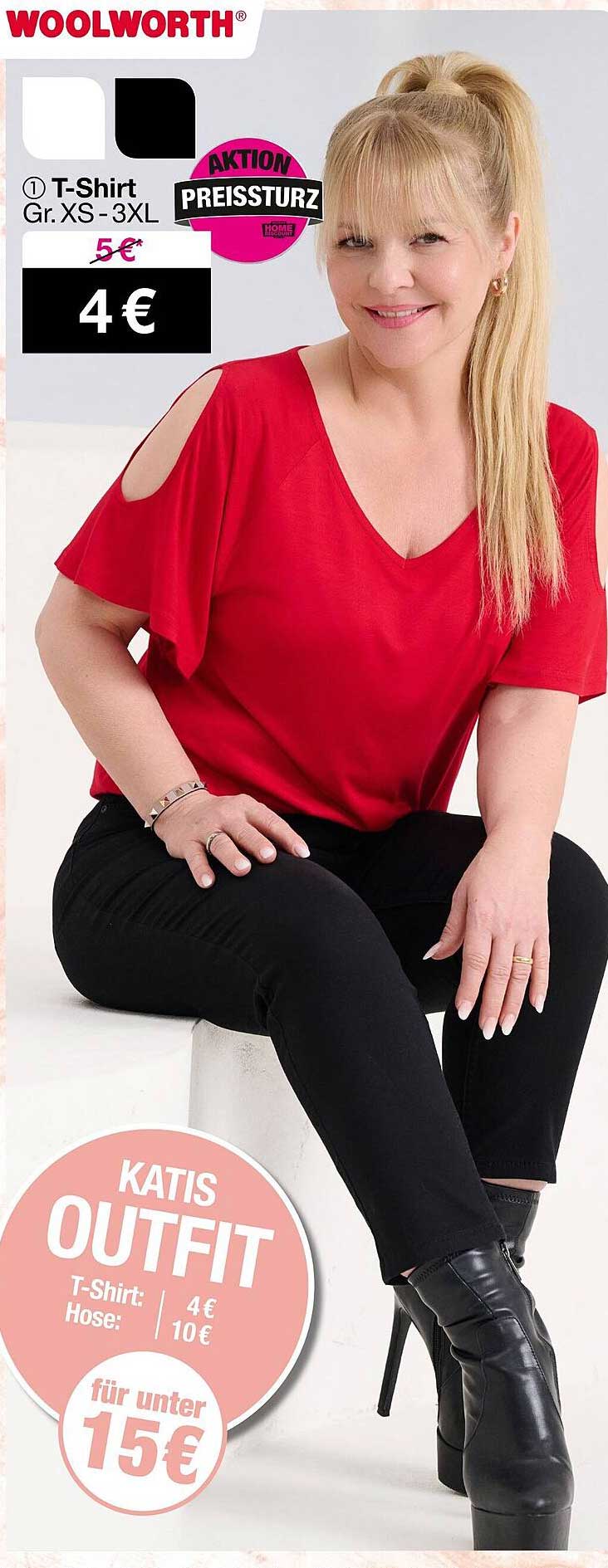 T-Shirt Gr. XS - 3XL für 4€