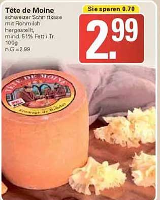 Tête de Moine - Schweizer Schnittkäse mit Rohmilch