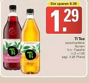 Ti Tee verschiedene Sorten 1L Flasche