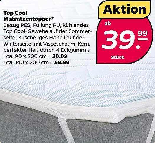 Top Cool Matratzen-Topper