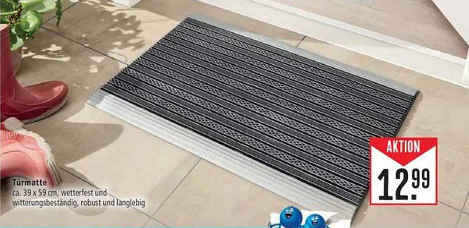 Türmatte 39 x 59 cm – Wetterfest und Robust