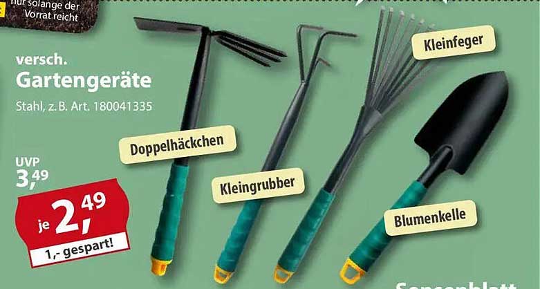 versch. Gartengeräte