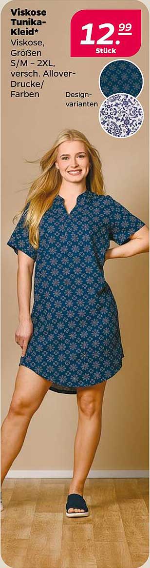 Viskose Tunika-Kleid