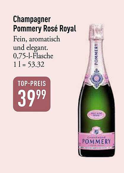 Champagner Pommery Rosé Royal