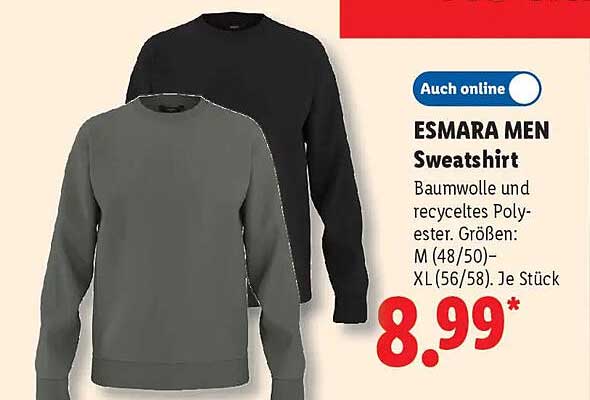 ESMARA MEN Sweatshirt