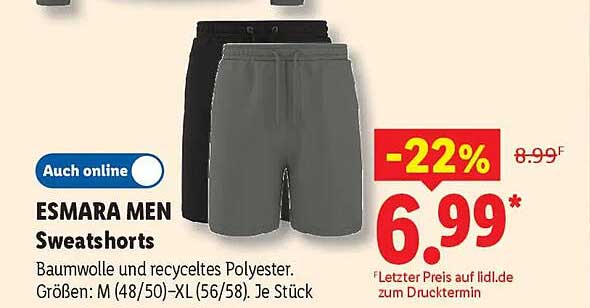 ESMARA MEN Sweatshorts