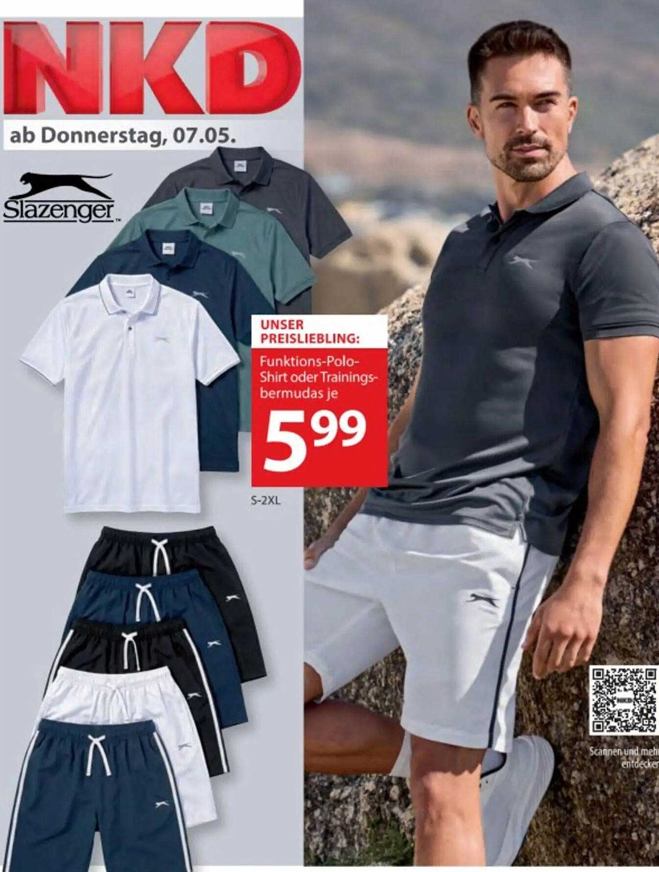 Funktions-Polo-Shirt oder Trainings-bermudas je