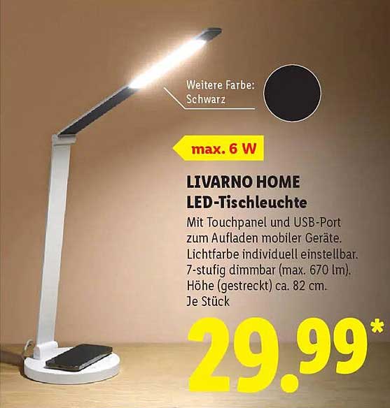 LIVARNO HOME LED-Tischleuchte