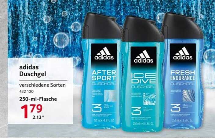 adidas Duschgel verschiedene Sorten 250-ml-Flasche