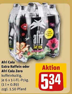 Afri Cola Extra Koffein oder Afri Cola Zero