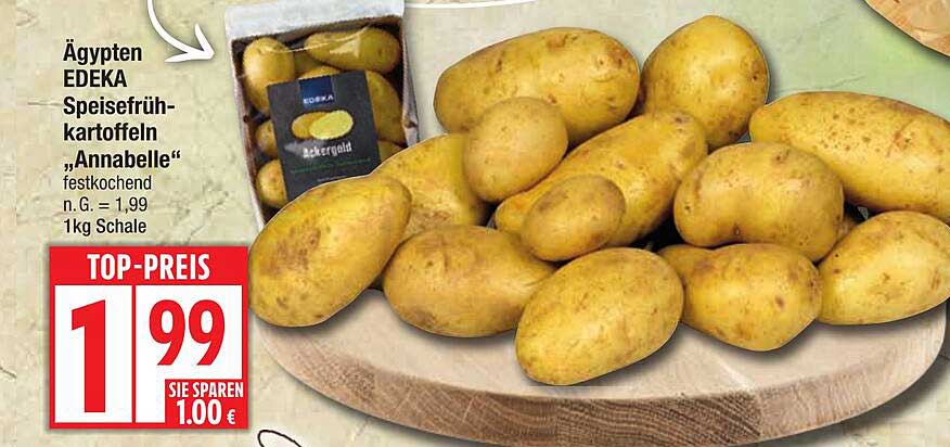 Ägypten EDEKA Speisefrühkartoffeln "Annabelle"